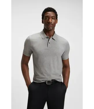 BOSS Polo Pallas en coton piqué avec détails du logo