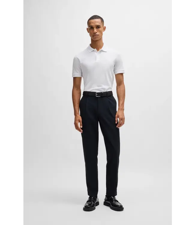 BOSS Polo Pallas en coton piqué avec détails du logo