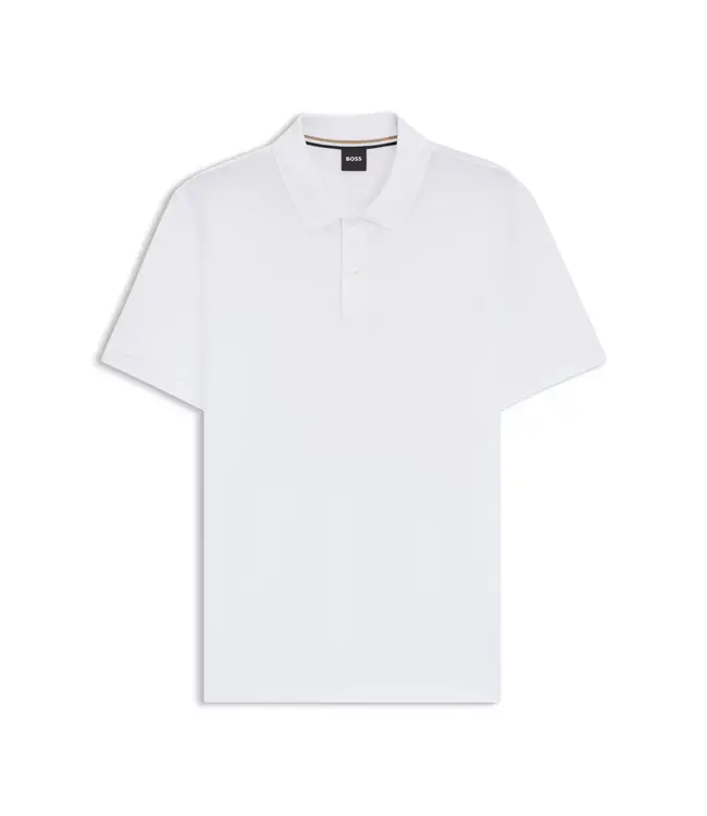 BOSS Polo Pallas en coton piqué avec détails du logo