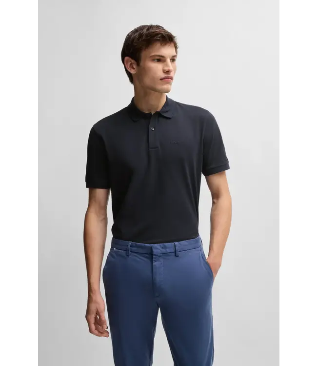 BOSS Polo Pallas en coton piqué avec détails du logo