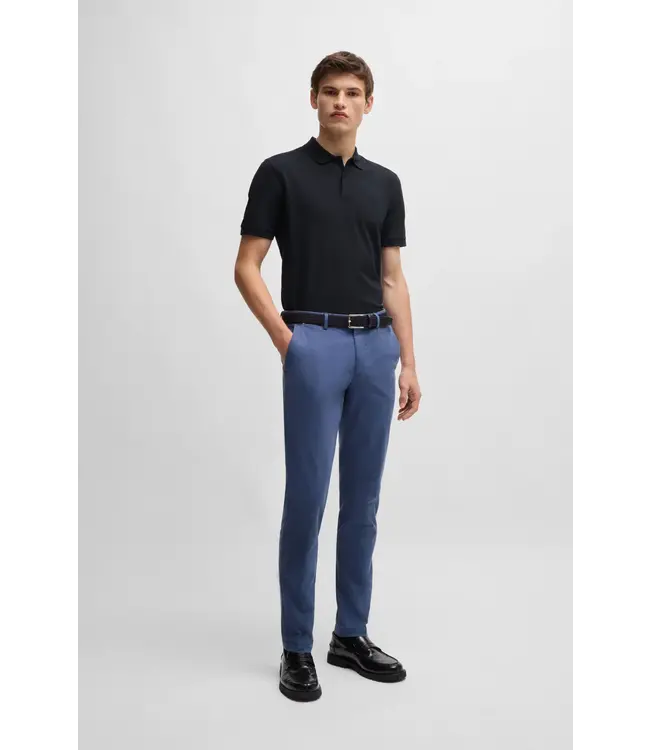 BOSS Pallas polo shirt in cotton piqué with logo details