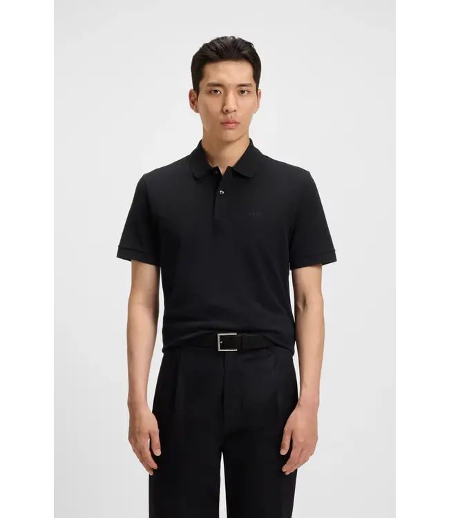 BOSS Polo Pallas en coton piqué avec détails du logo