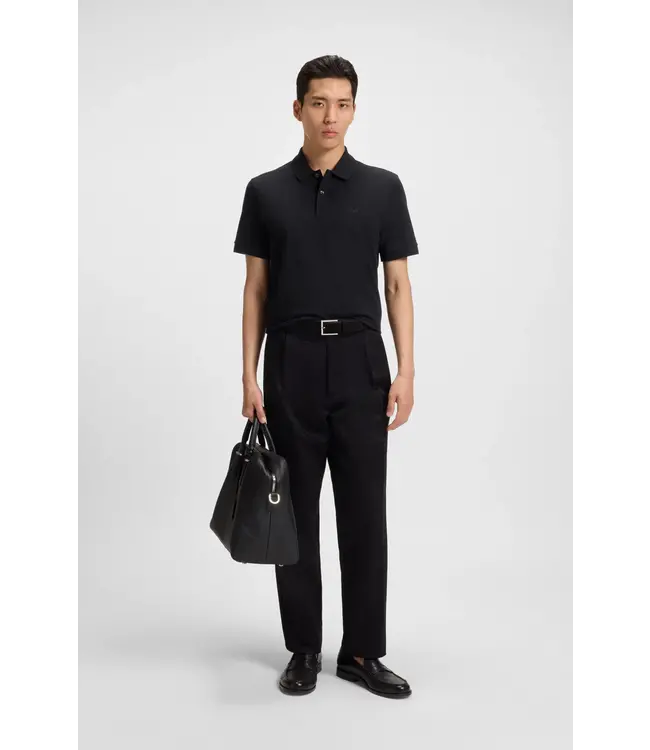 BOSS Polo Pallas en coton piqué avec détails du logo