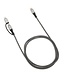 TUMI 2-in-1 USB-C Cable with USB-C and Lightning Connector