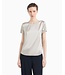 EMPORIO ARMANI Short-sleeved silk satin blouse
