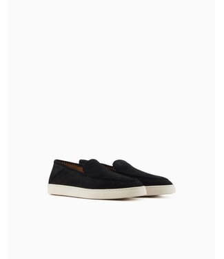 GIORGIO ARMANI Galleria 3 suede slip-ons