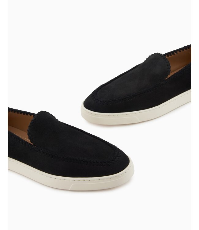 GIORGIO ARMANI Galleria 3 suede slip-ons