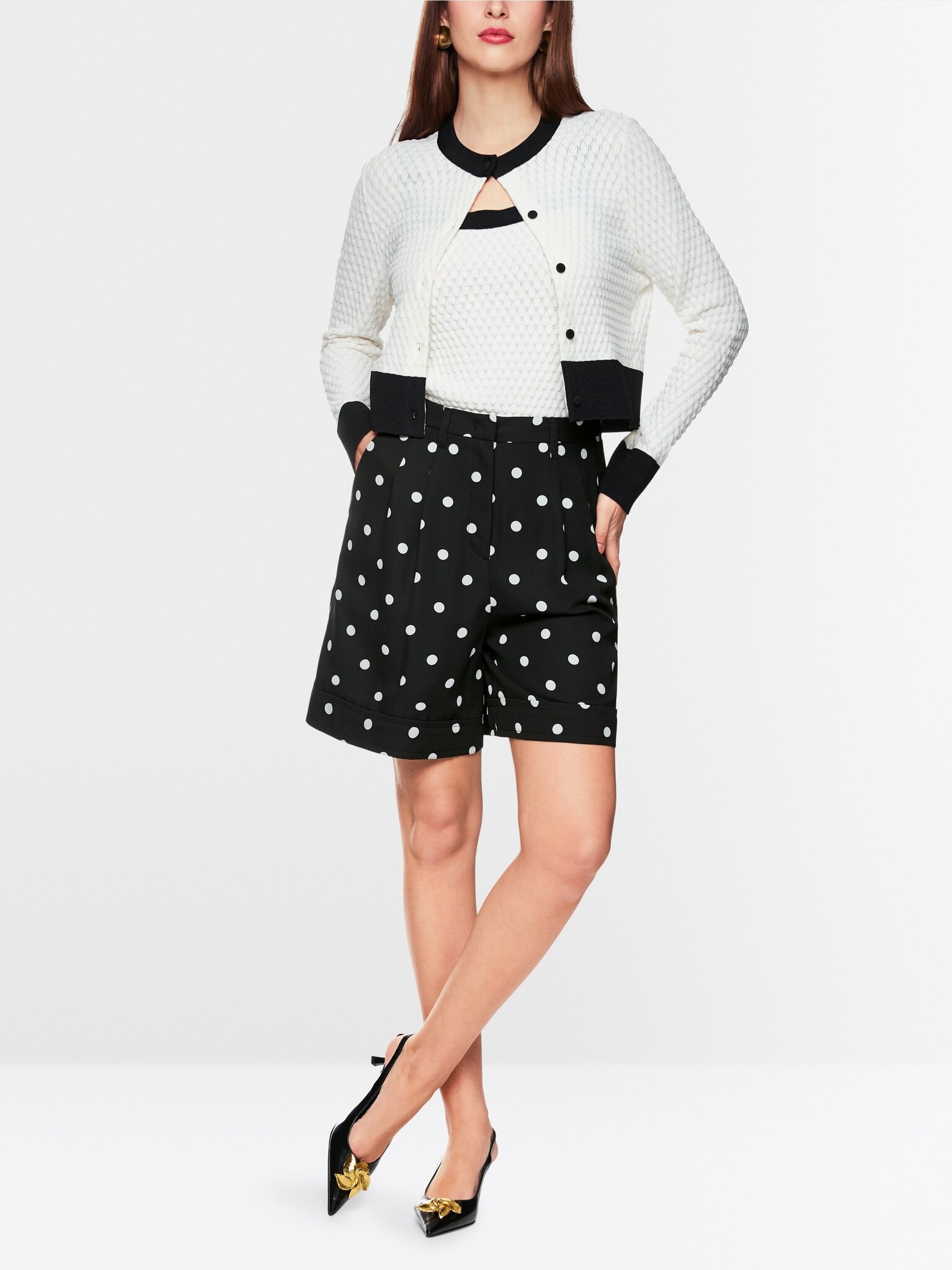 Polka dot shorts