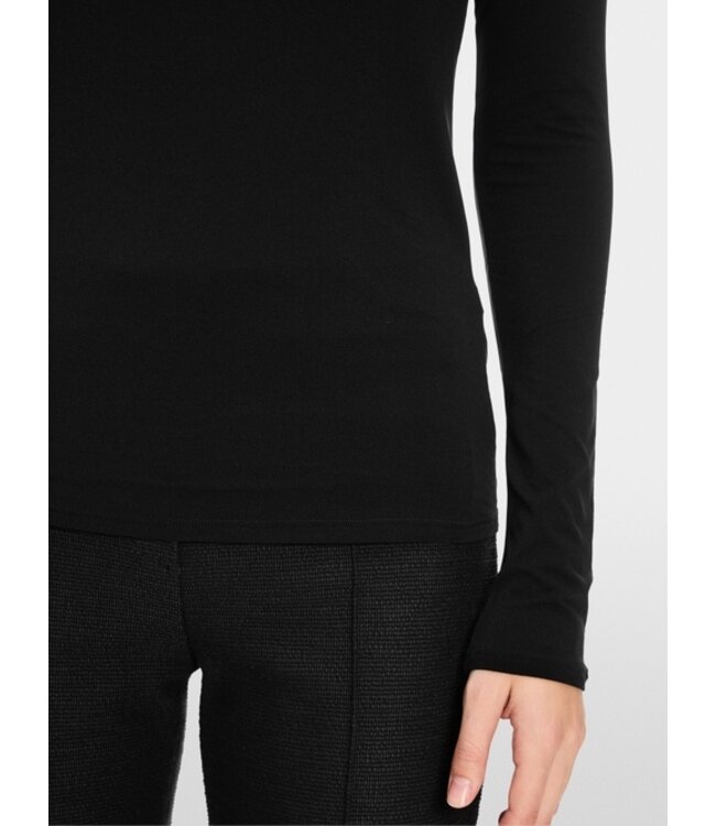 MARC CAIN Delicate turtleneck with roll-down collar