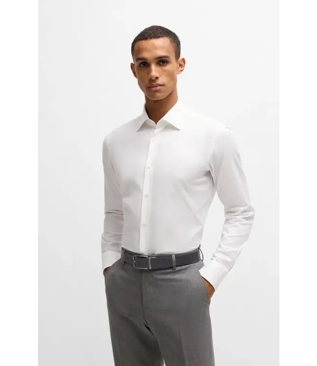 BOSS Ceinture réversible en cuir grainé et uni