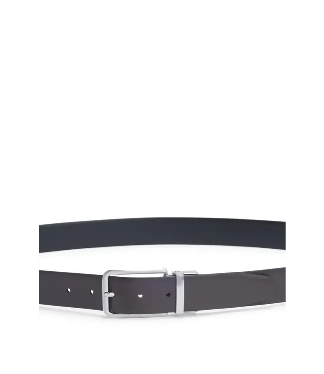 BOSS Ceinture réversible en cuir grainé et uni