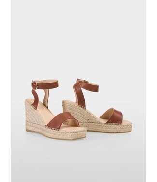 MARC CAIN Wedge sandals with ankle strap