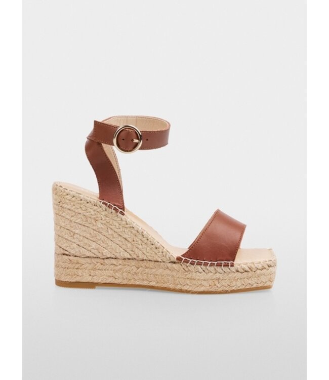 MARC CAIN Wedge sandals with ankle strap