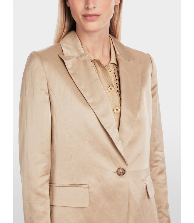 MARC CAIN Slim-Fit Blazer In Satin