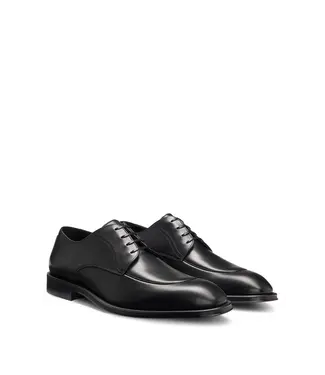 BOSS Chaussures Derby en cuir avec bout tablier