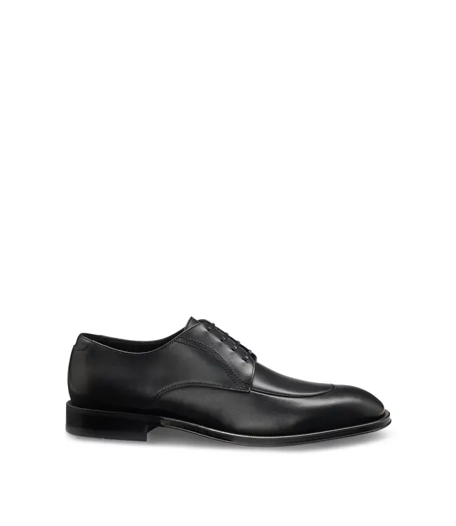 BOSS Leather Derby shoes with apron toe