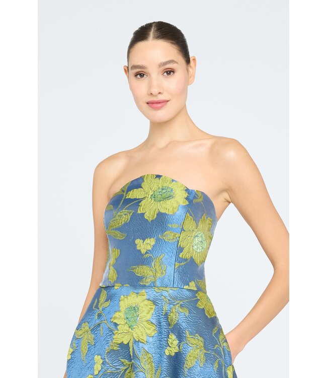 Theia Dara - Robe festonnée sans bretelles