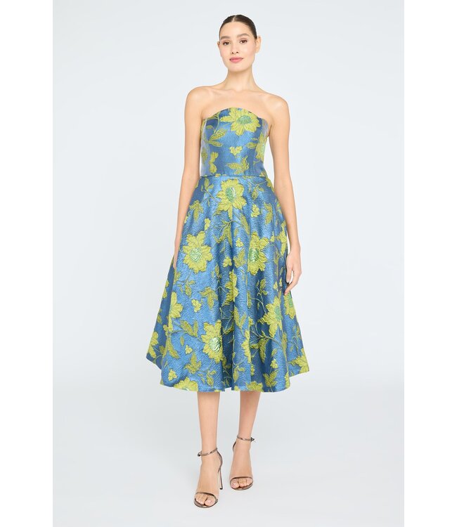 Theia Dara - Robe festonnée sans bretelles