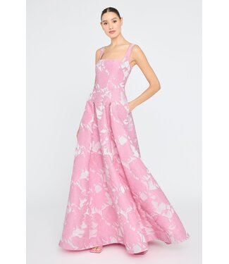 Theia Soleil Basque Waist Gown