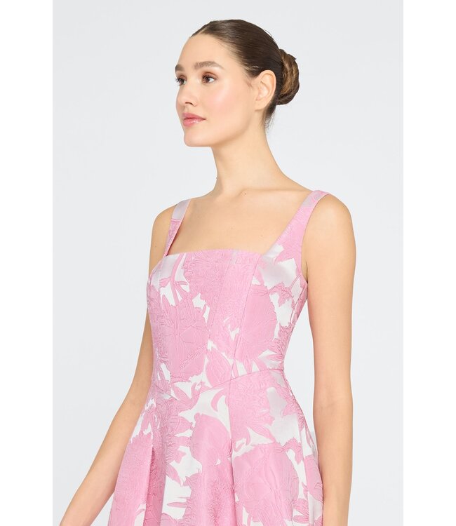 Theia Robe à taille basque Soleil