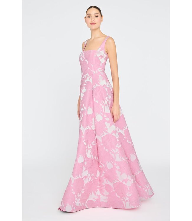 Theia Robe à taille basque Soleil