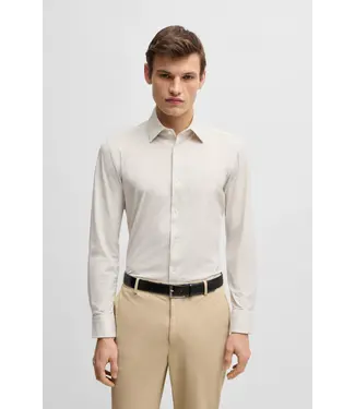BOSS Chemise slim en tissu performance imprimé
