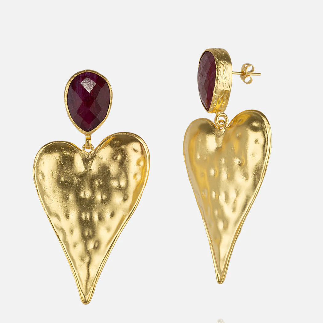Statement Heart Earrings