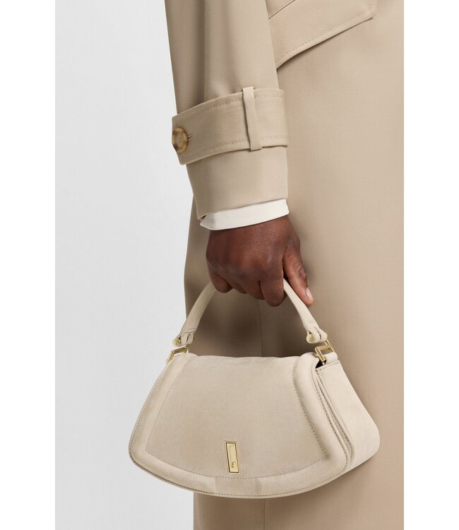 BOSS Ariell shoulder bag in nubuck leather