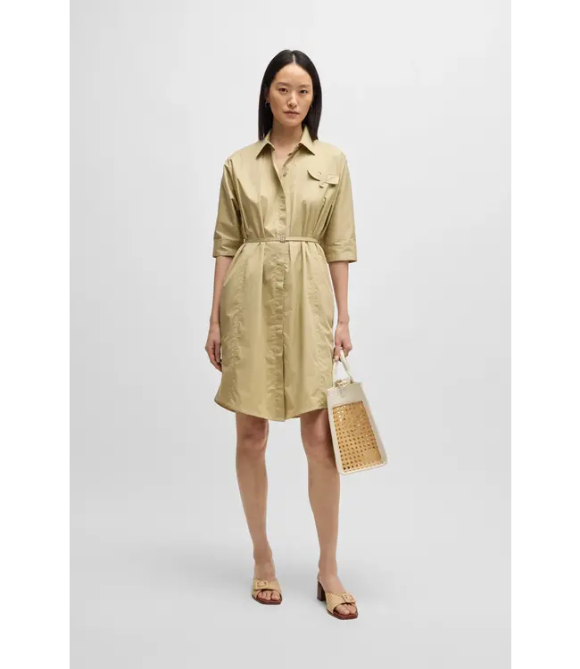 BOSS Sac fourre-tout tissé avec logo doré