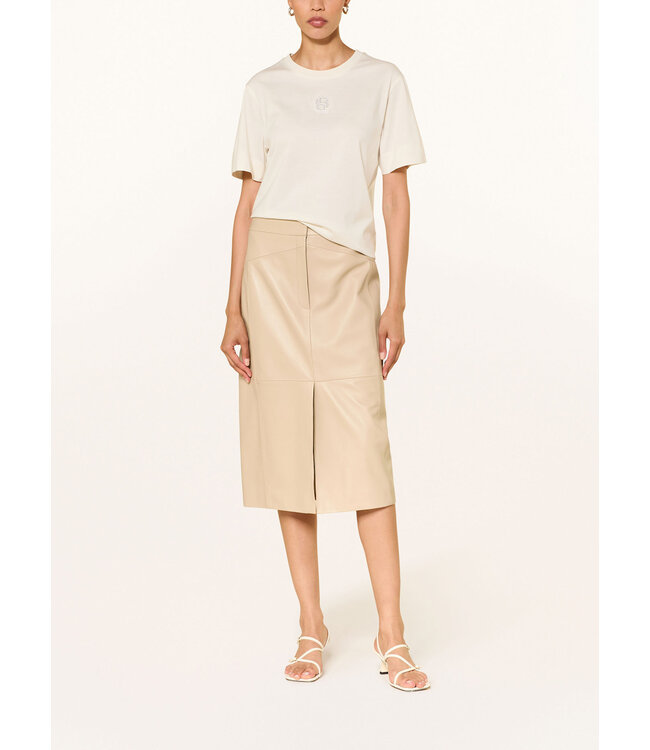 BOSS Pencil skirt in lustrous leather