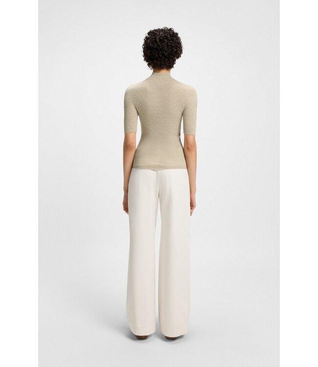 BOSS Crew-neck sweater in Merino wool