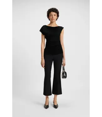 BOSS Off-the-shoulder top in stretch fabric