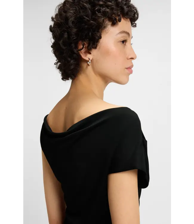 BOSS Haut à épaules dénudées en tissu extensible