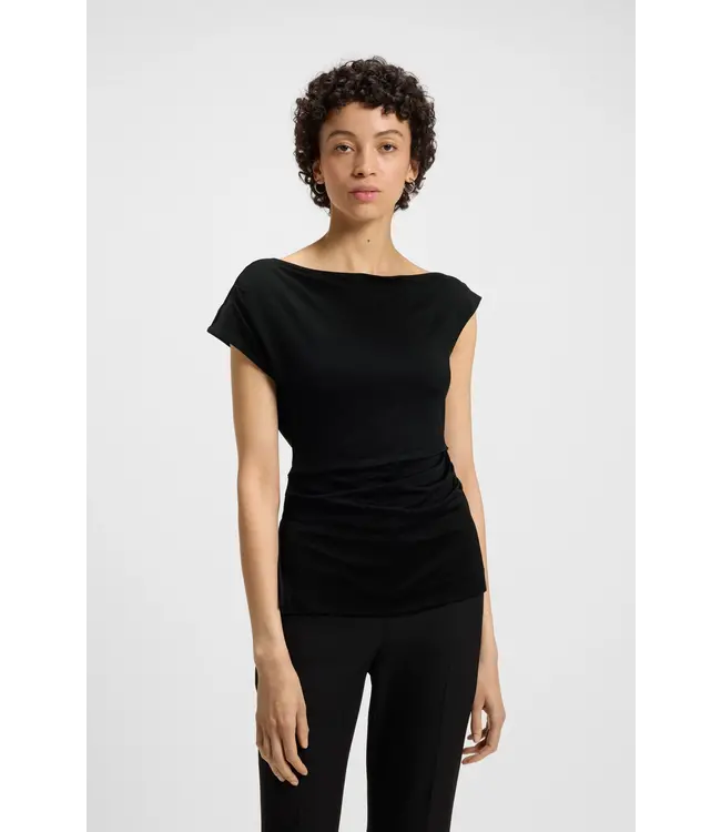 BOSS Haut à épaules dénudées en tissu extensible