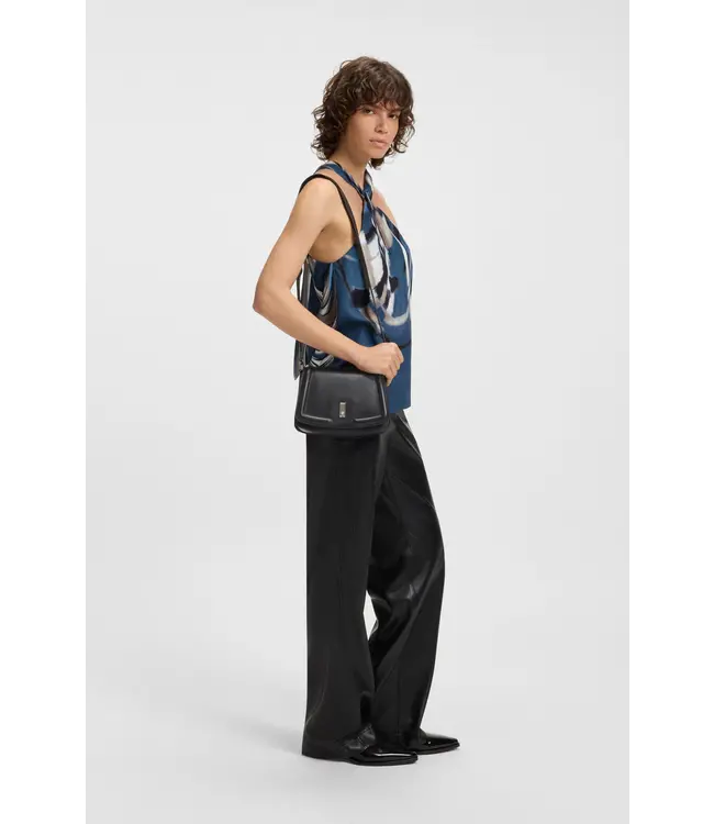 BOSS Sacoche Ariell en cuir grainé