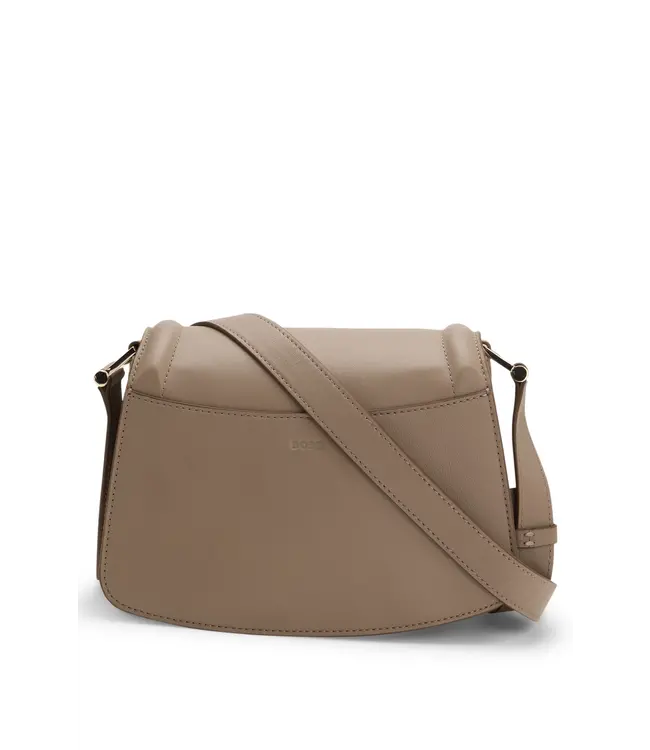 BOSS Ariell saddle bag in grained leather