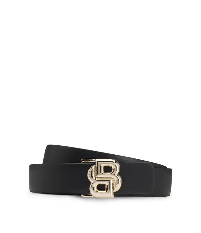BOSS Ceinture réversible en cuir avec boucle monogrammée