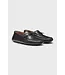 BOSS Leather moccasins with driver sole