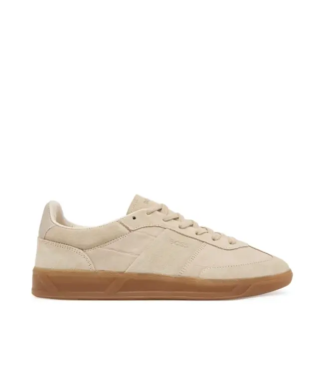 BOSS Baskets en daim avec semelle en caoutchouc