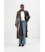 BOSS Malitte faux leather trenchcoat