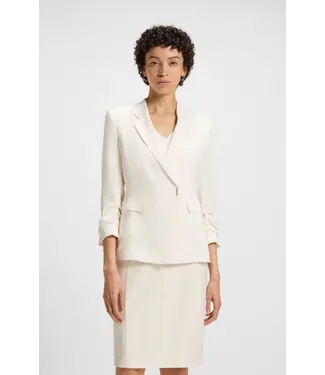 BOSS Slim-fit blazer with press-stud closure