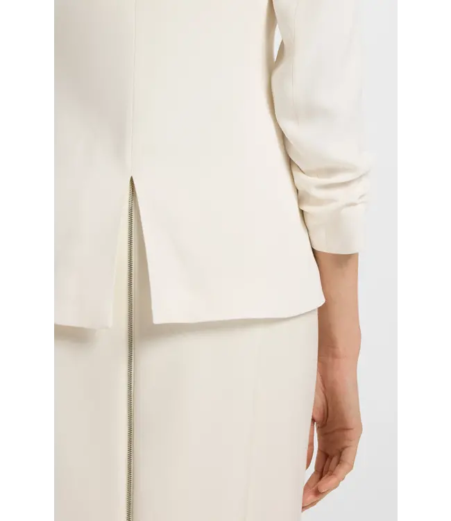 BOSS Slim-fit blazer with press-stud closure