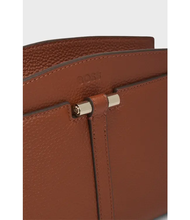 BOSS Sac à bandoulière en cuir grainé avec finitions métalliques