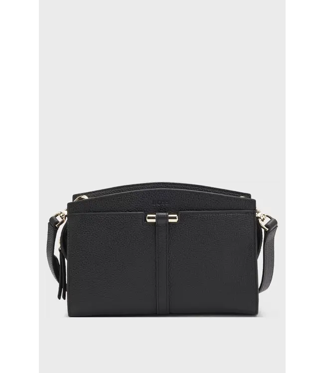 BOSS Sac à bandoulière en cuir grainé avec finitions métalliques