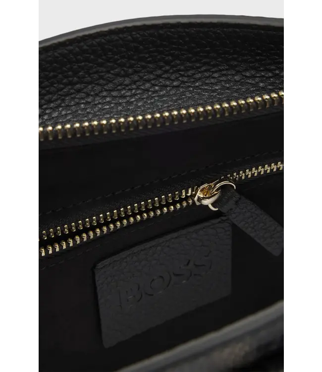 BOSS Sac à bandoulière en cuir grainé avec finitions métalliques