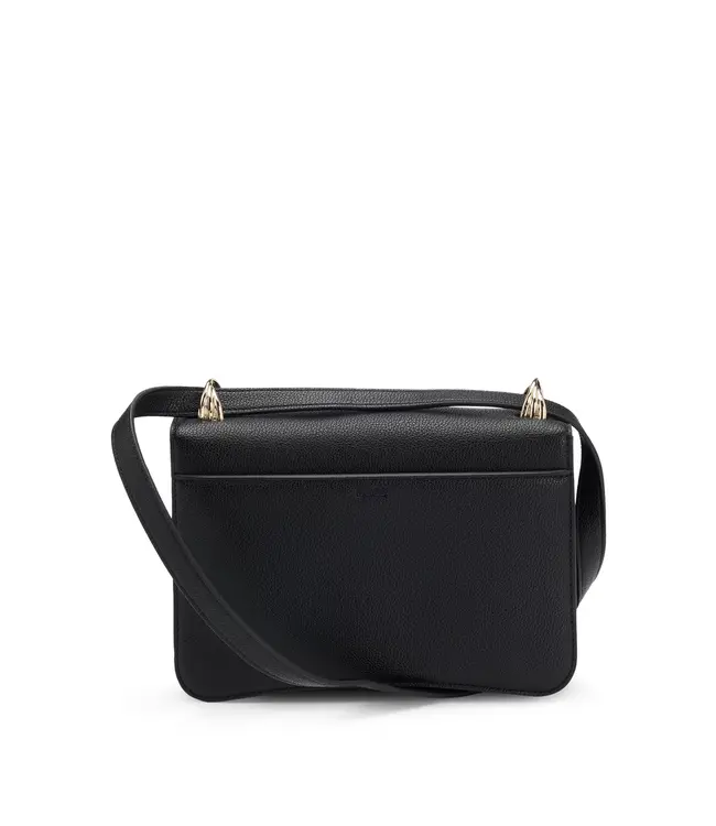 BOSS Sac à bandoulière en cuir avec monogramme Double B