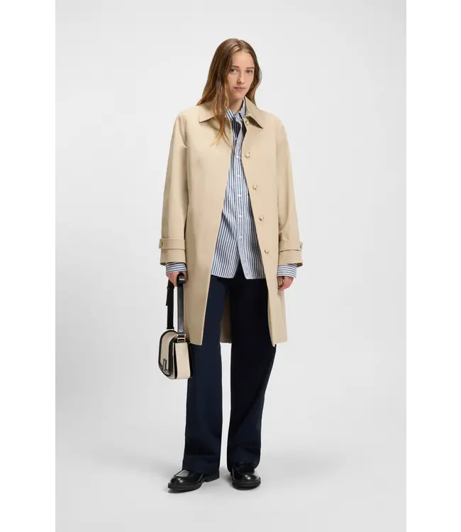 BOSS Ariell saddle bag with Double B monogram closure