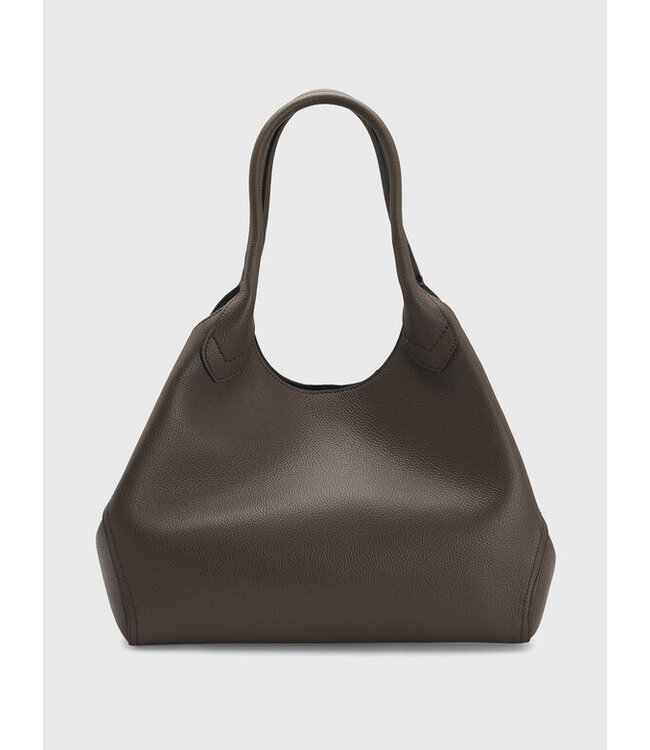 BOSS Sac fourre-tout en cuir grainé avec logo en relief