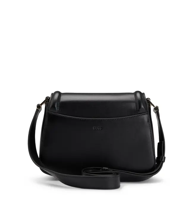 BOSS Sacoche en cuir italien avec finitions métalliques emblématiques