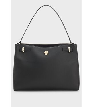 BOSS Sac fourre-tout en cuir avec monogramme Double B